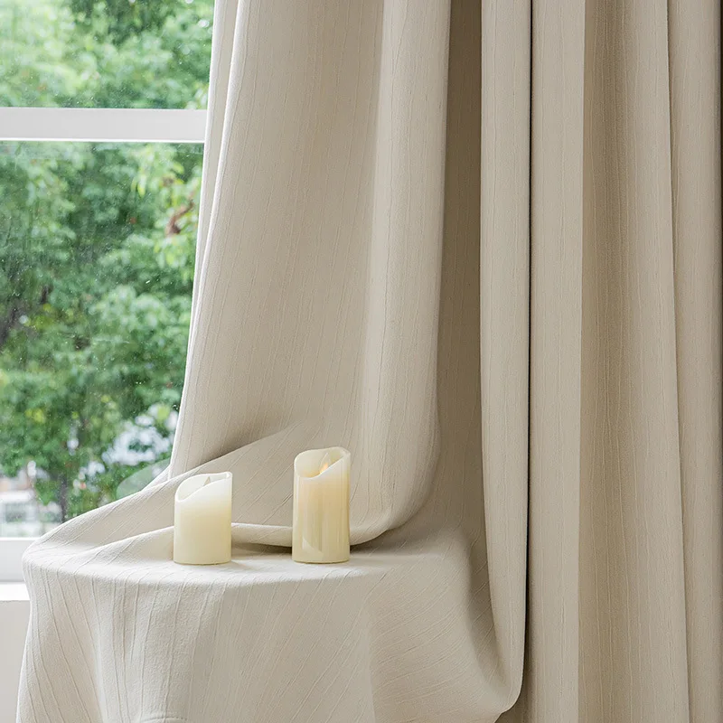 80-90% Blackout Curtains for Living Room Thermal Insulated Chenill Bedroom Curtain Sound Reduce Drapes Customs Made