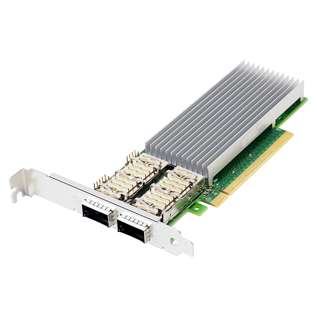 100G PCIe 4.0 X16 Server-NIC Dual QSFP28 Port Intel E810 Ethernet-Adapter mit SR-IOV für Cloud-Virtualisierung VMware Linux – Detail 2