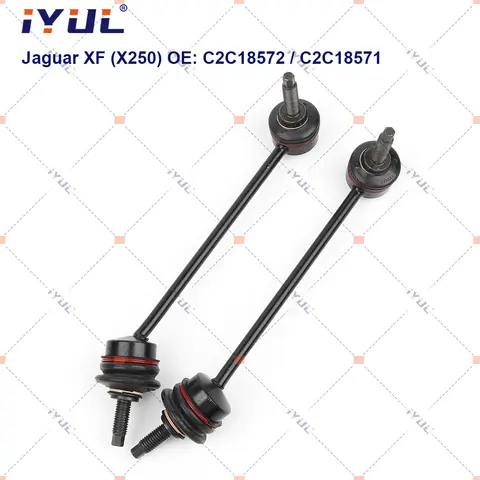 한 쌍의 리어 액슬 스웨이 바 엔드 스태빌라이저 링크 볼 조인트, 재규어 XF X250 XJ X350 XJL X351 XK 8 X150 S-TYPE CCX C2C18572