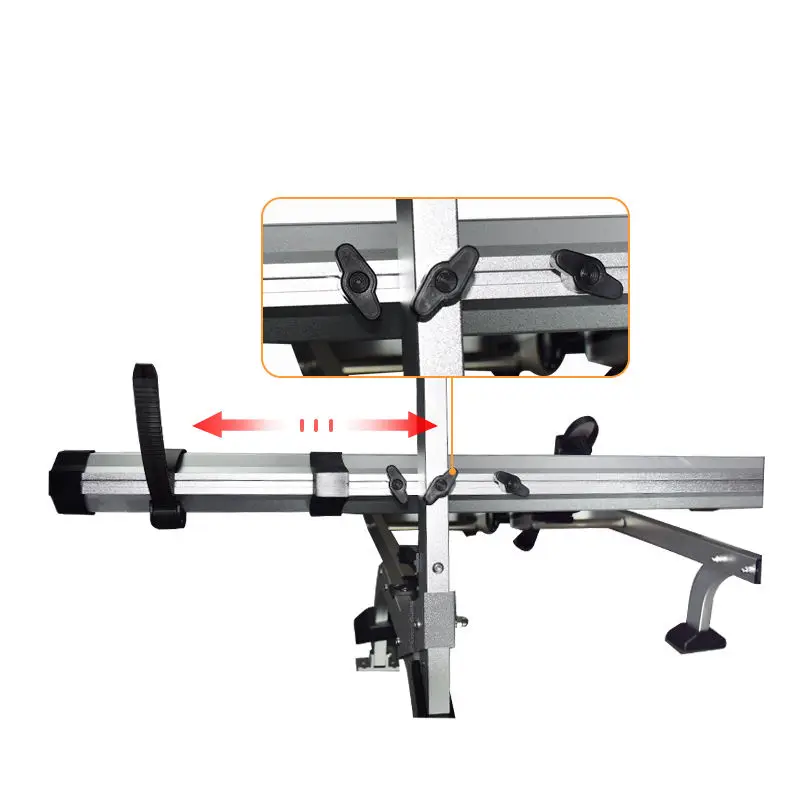 RV Rear-Mounted Double-Position Folding Bicycle RV caravan Motorhome Rear Rack Car Bike Holder