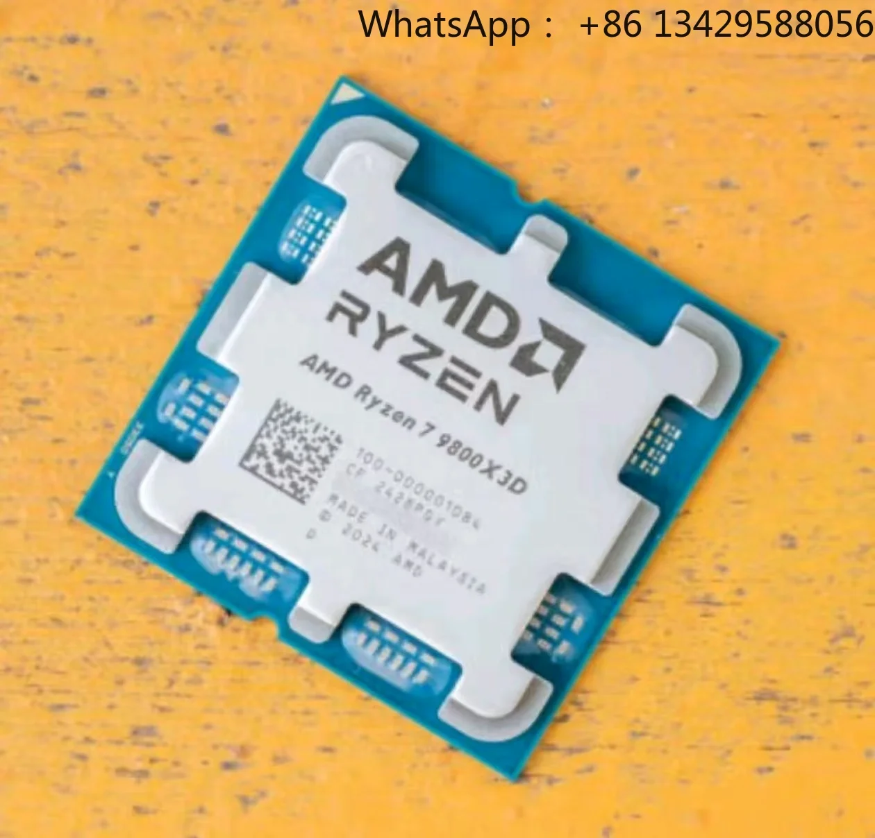 AMD for Ryzen 7 9800X3D 8-Core 16-Thread Desktop Processor 4 Nanometers 120W 3 Years Warranty Unlocked for PC Boxed Package