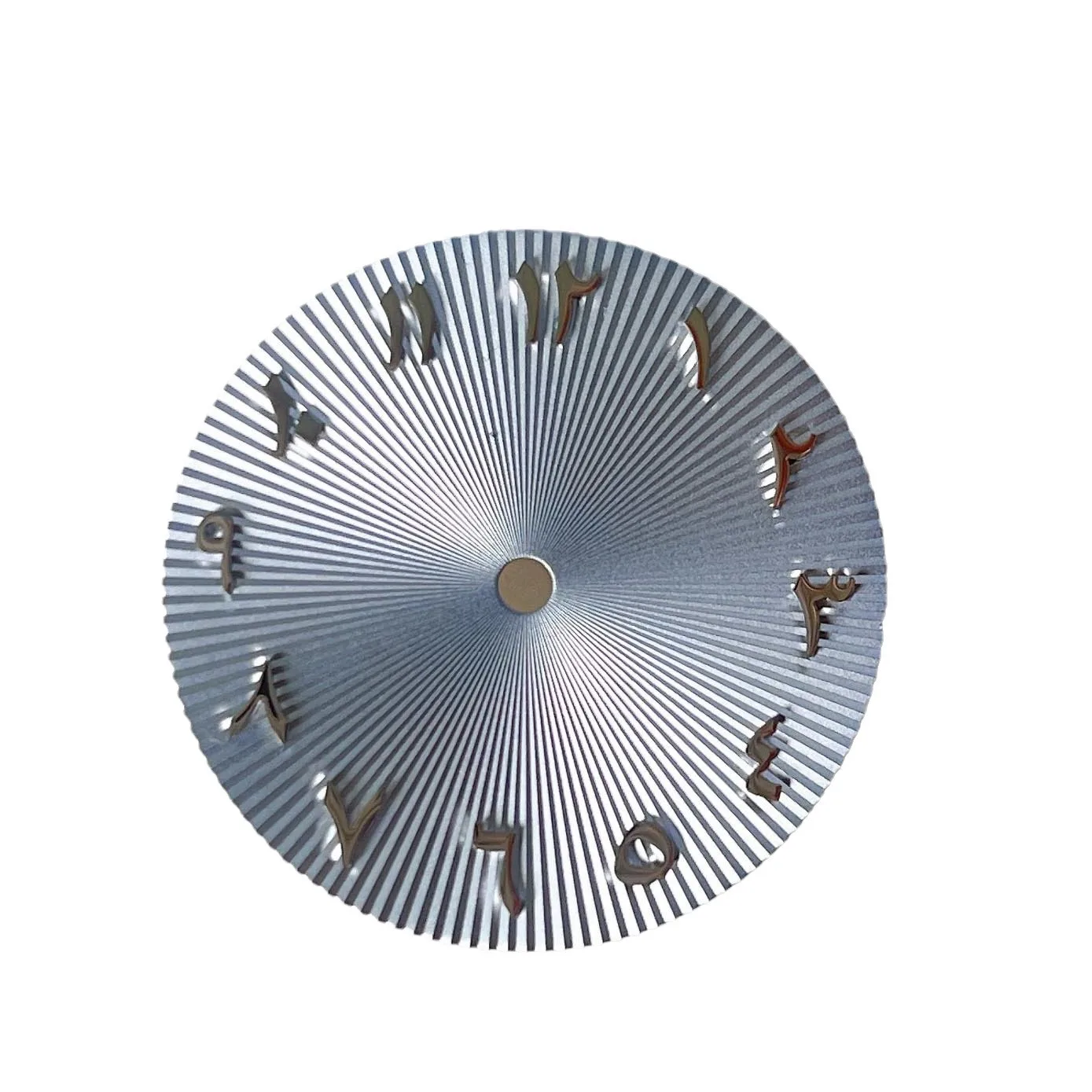 Watch accessory 28.5mm dial with Roman nail vertical pattern surface modified from Japanese NH35NH36 automatic movement