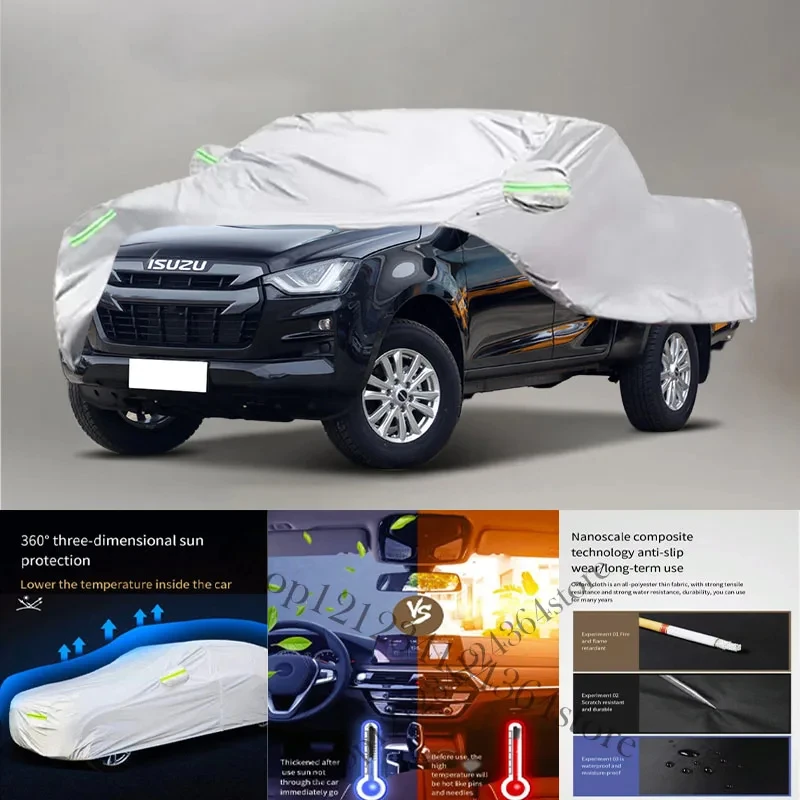 For Isuzu Lingtuo Car cover Exterior Car Cover Outdoor Protection Full Car Covers Waterproof