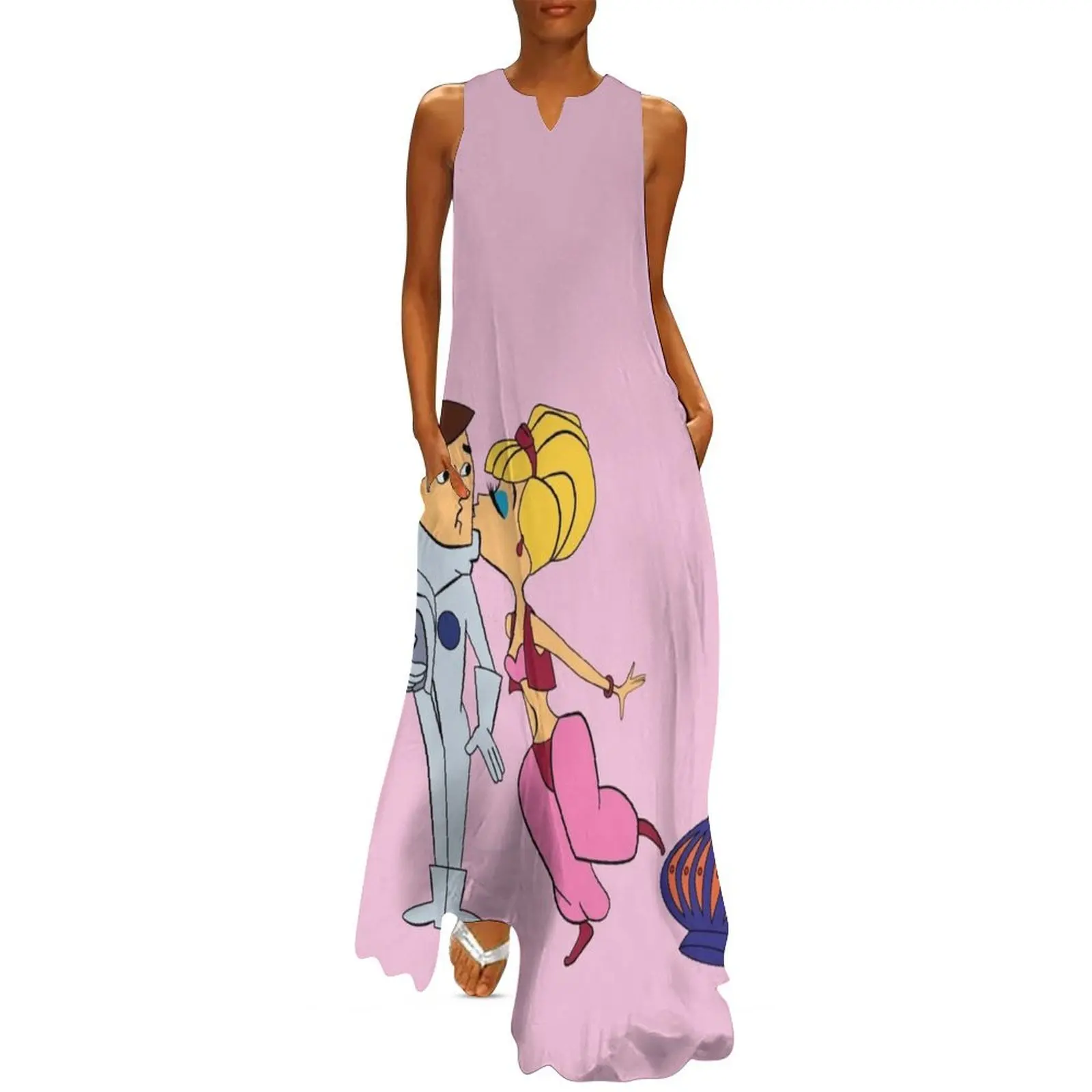 

I Dream of Jeannie 3 Long Dress womens clothing Long dress woman dress summer