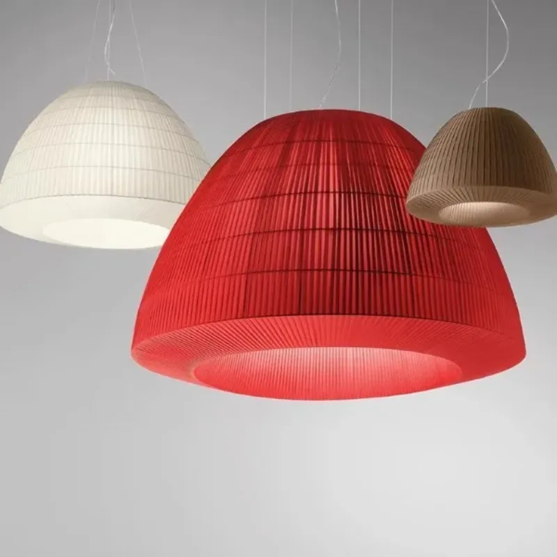 Japanese Style Modern Creative Fabric Pendant Lamp For Bedroom Living Room Staircase Dining Room Restaurant Lounge Bar Store