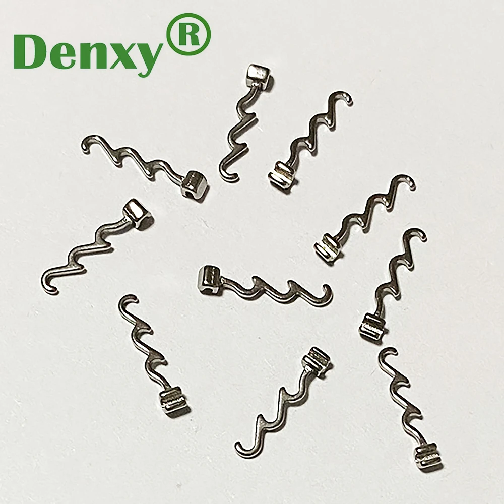 Denxy Dental Orthodontic Multi Curved Crimpable Hooks Sliding Crimpable Hooks Right/Left Sliding Hook Ortho Brackets