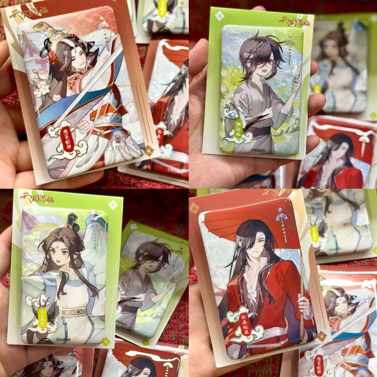 Tianguan Blessing Surrounding Qianqiu Painting Screen Series Flower City Значок Xie Lianyue Bar, Домашняя высокая красота