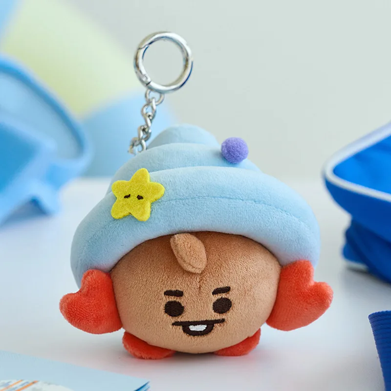 Anime Cartoon BT21 Plush Toy Creative New COOKY CHIMMY Plush Toy Pendant Backpack Keychain Accessories Gift for Friends view 6
