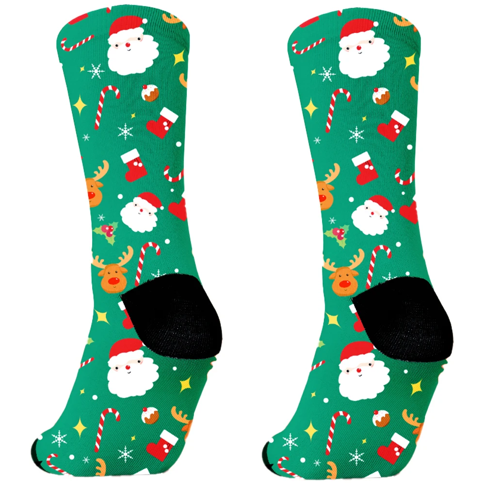 2024 New High quality Professional Compression Cycling Socks Breathable Road Bicycle Socks   Christmas stockings