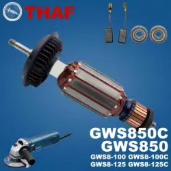 AC220V-240V Induzido substituição de BOSCH Combi Rebarbadora GWS 8-125 GWS8-100 GWS8-100CE GWS8-125 GWS8-125C GWS850C