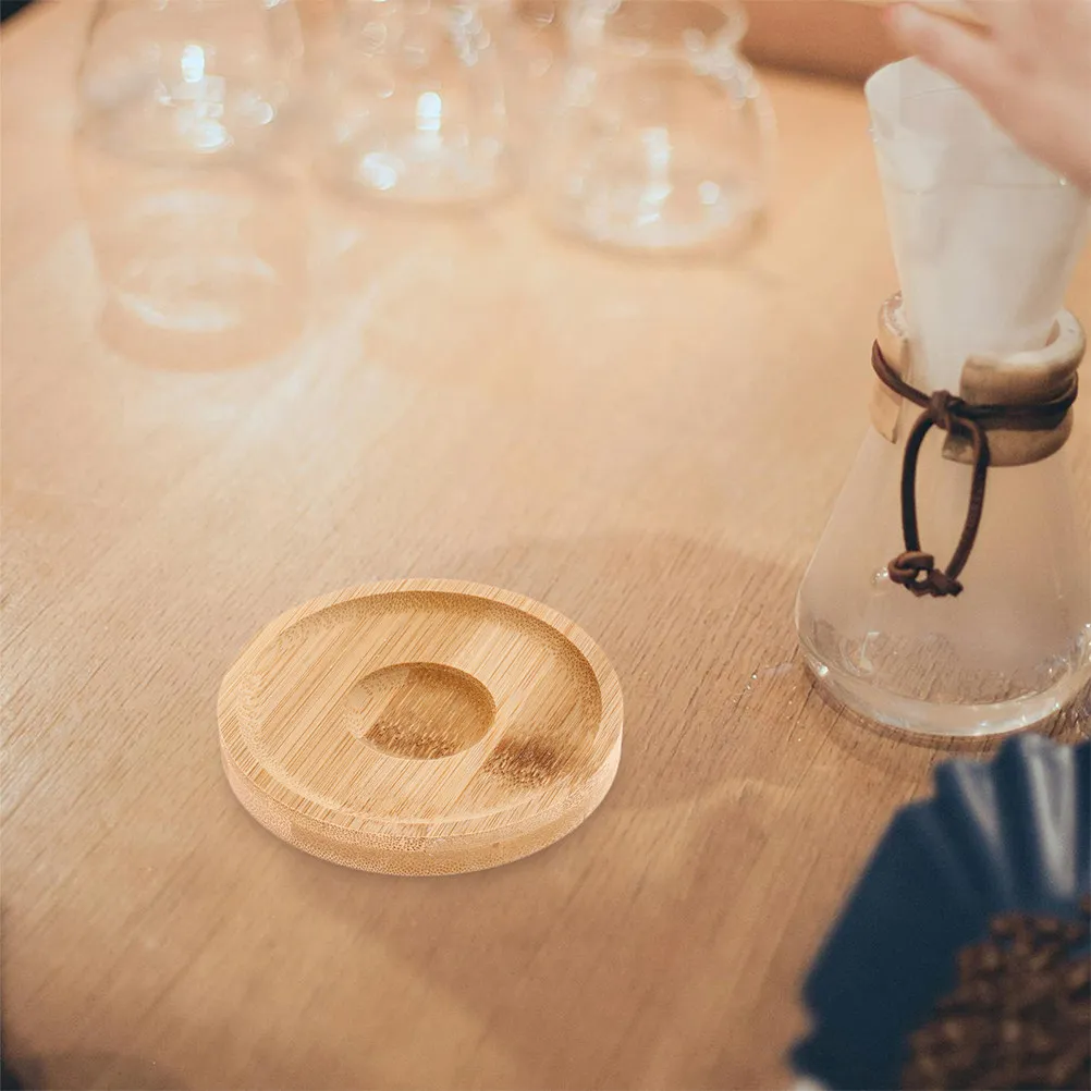 

Набор из 3 вращающихся подставок для стаканов с деревянным основанием, защита от проливания, для виски и текилы