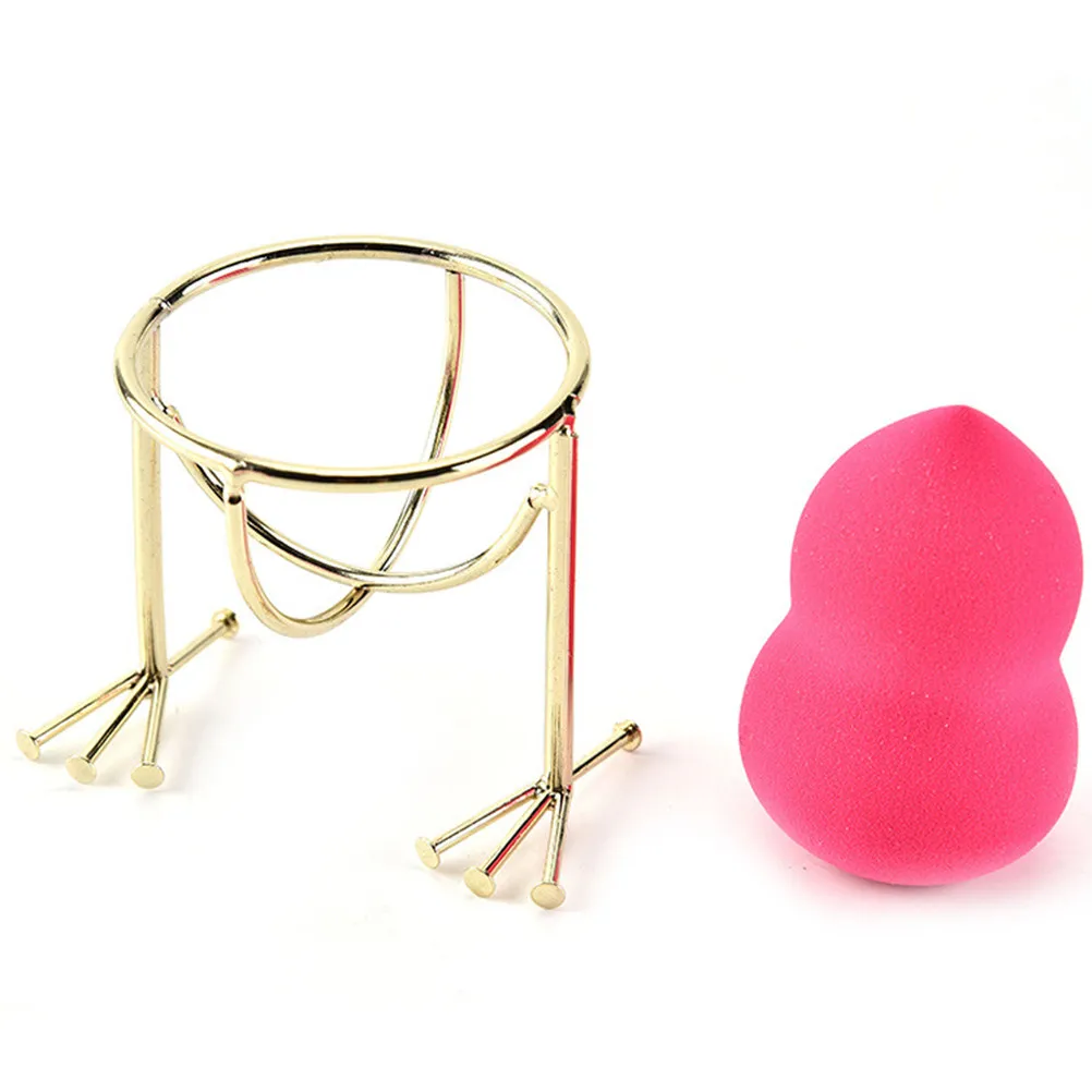 3Pcs Puff Stand Rack Makeup Sponge Drying Holder Storage Shelf Ventilated Sanitary Beauty Tool Stylish Dresser view 3