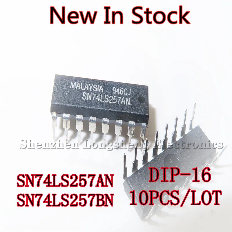 10PCS/LOT SN74LS257AN  SN74LS257BN  74LS257  HD74LS257P SN74LS257N DM74LS257BN DIP-16