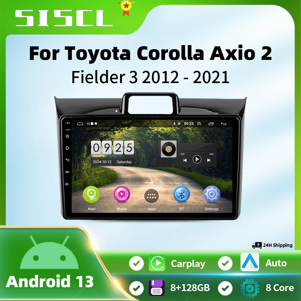 

Car Android For Toyota Corolla Axio 2 Fielder 3 E160 2012 - 2021 Auto Radio Stereo Head Unit Multimedia Player GPS Navigation BT