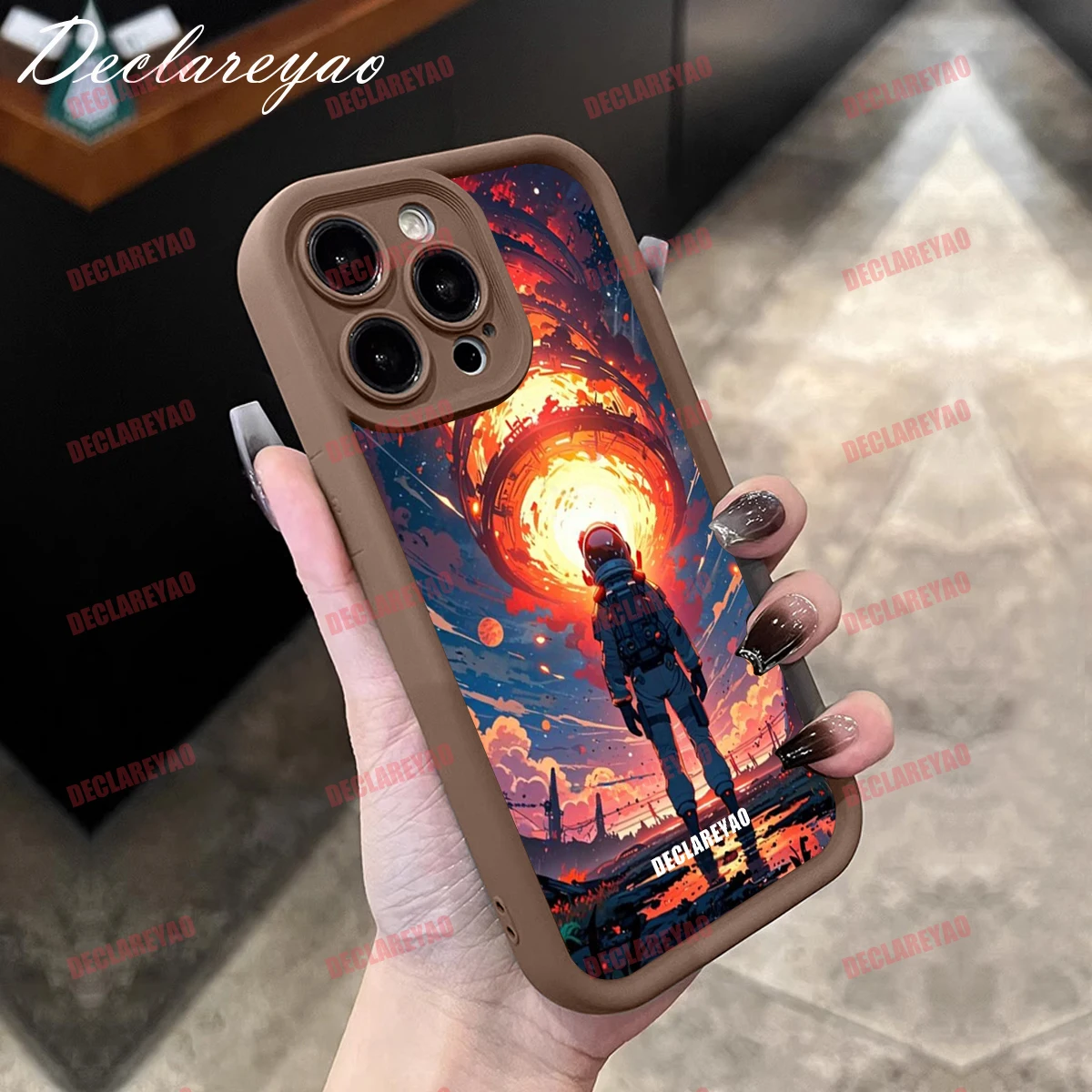 DECLAREYAO Matte TPU Slim Soft Cover For Samsung Galaxy Plus FE Ultra S24 S25 S21 Case Silicone Shockproof