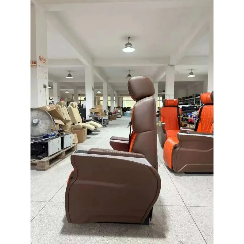 High Quality Wholesale Electric Adjustable Swivel Luxury Leather Captain Chairs Modified VIP MPV Car Seats Auto Interior Accesso