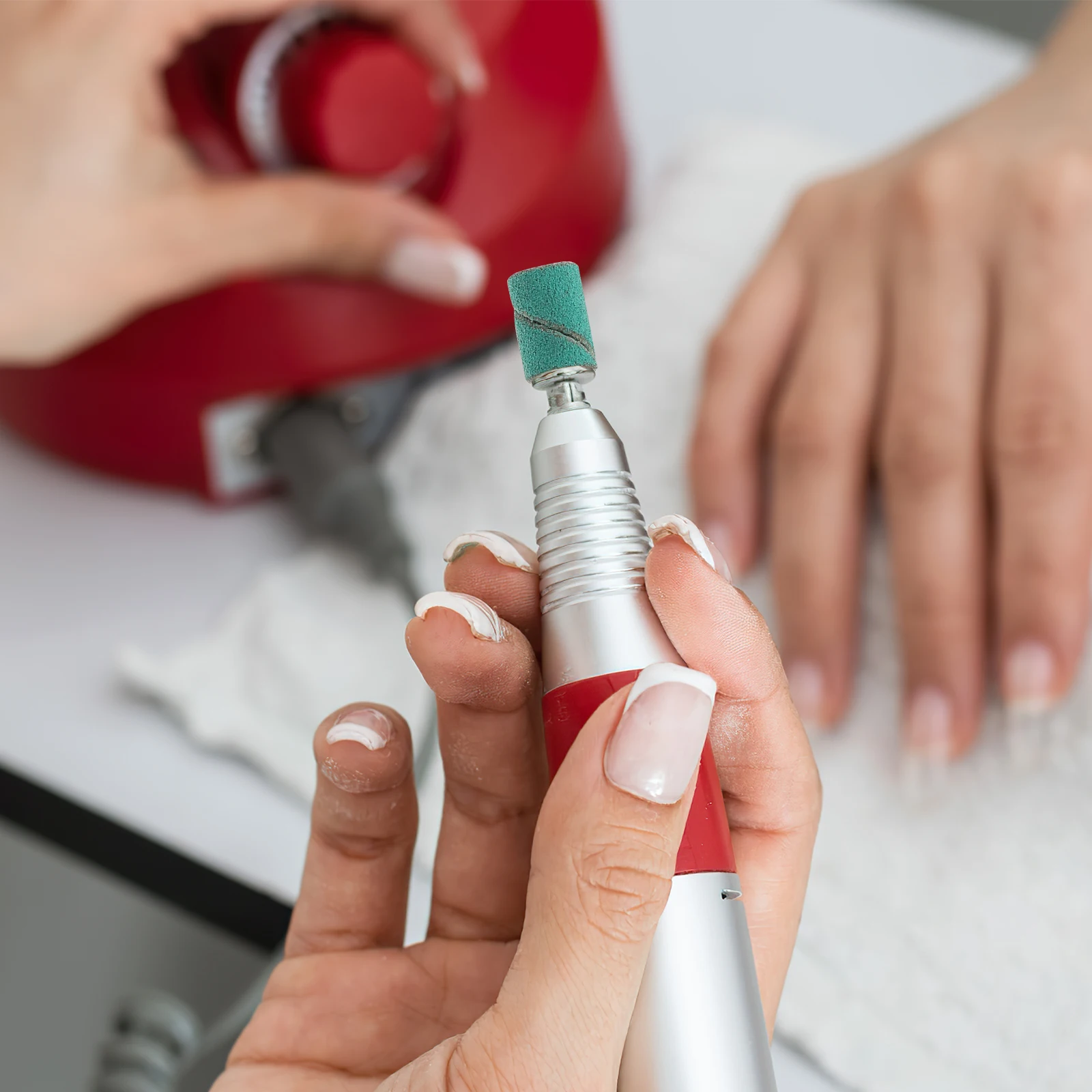 

100pcs For Drill Art Rings Manicure Kit Fine Grit Grinding Polishing Remover Tools Gel Polish Accessories Sanding Supplies Nail