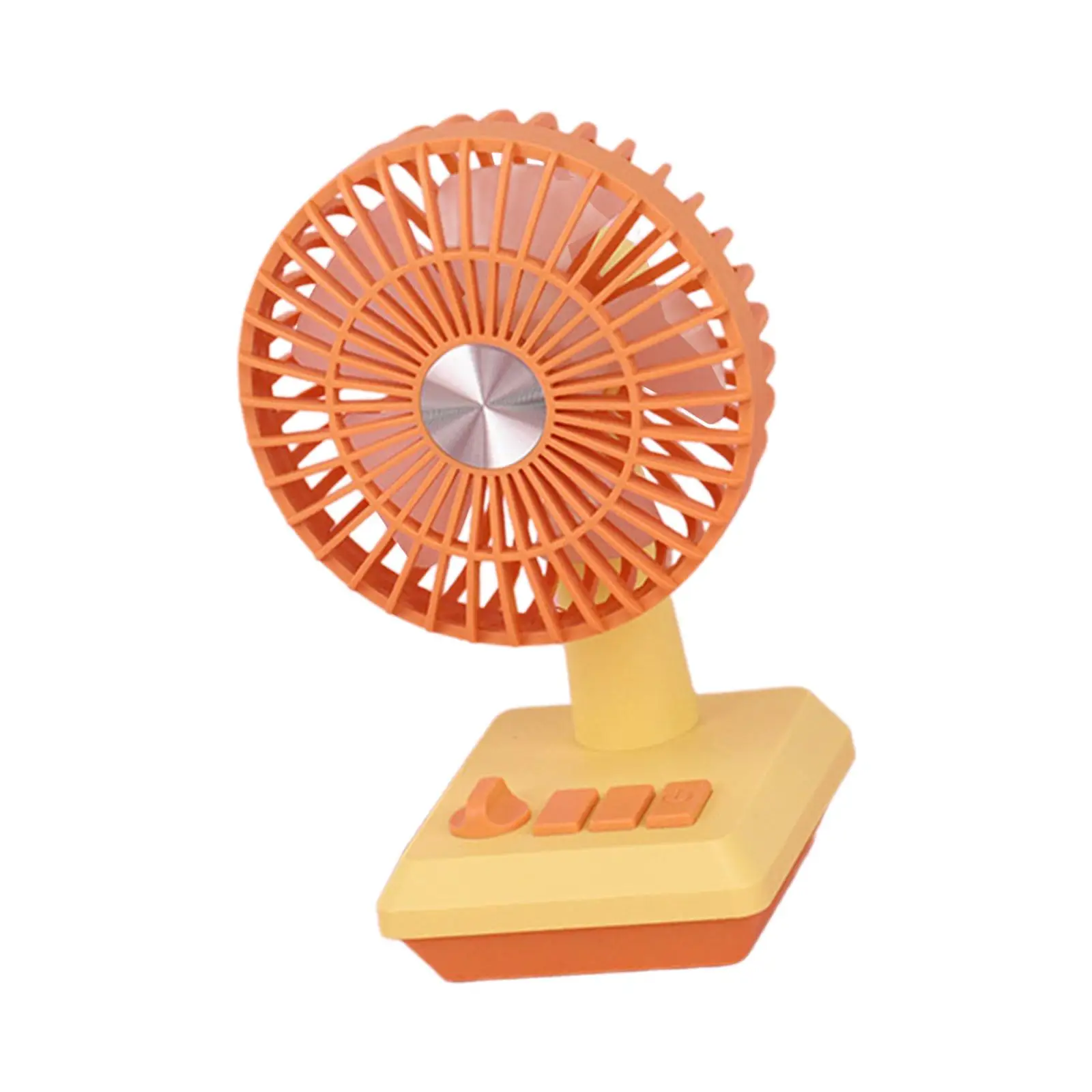 Handheld Fan Lightweight with Light USB Rechargeable Personal Fan Desk Fan for Indoor Outdoor Traveling Sports Fishing Men Women