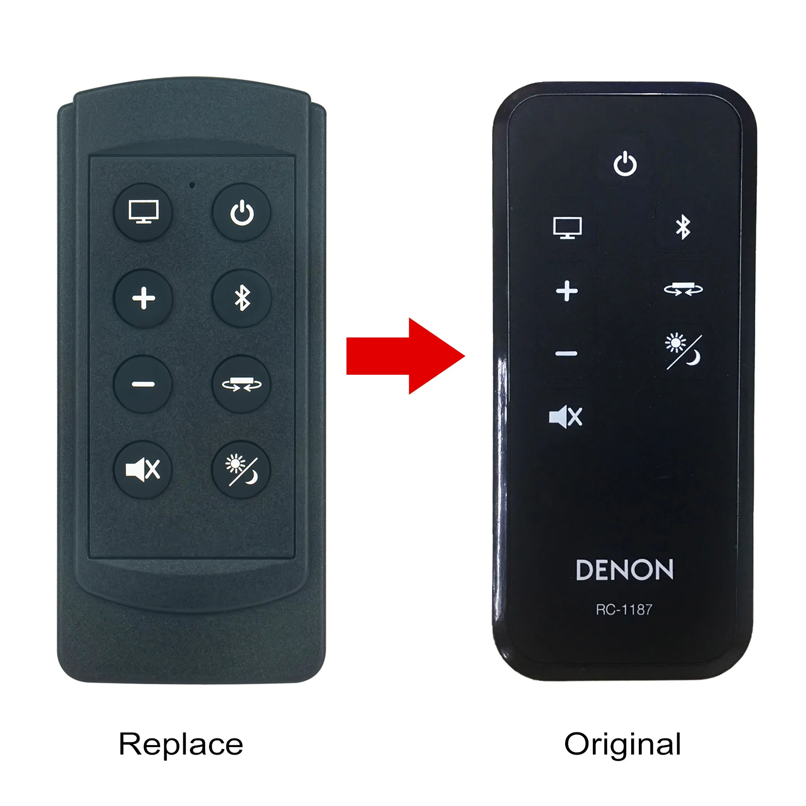 New RC-1187 Relaced Remote Control Fit For DENON SoundBar DHT-100 DHT-S514 DHT-T110