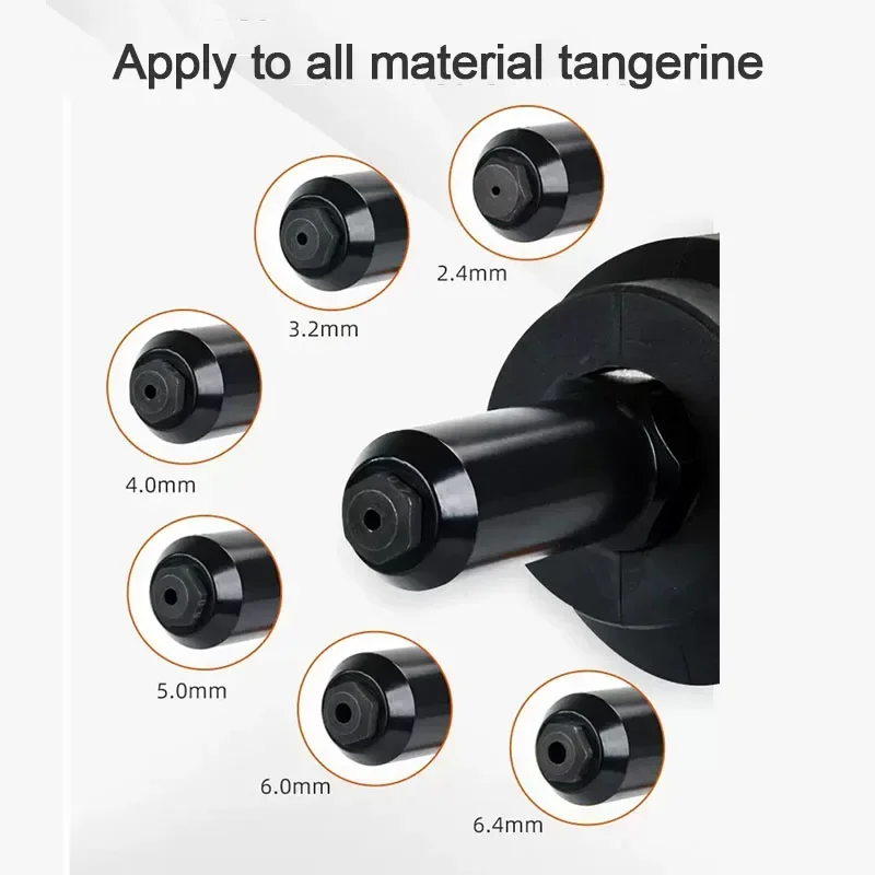 Bor elektrik multifungsi, pistol paku keling otomatis 4 in 1, alat adaptor 18 V Motor tanpa sikat dapat diisi ulang