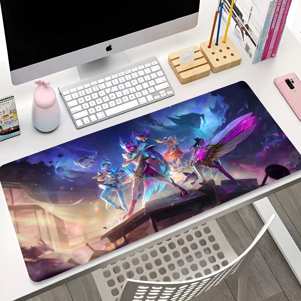 

1pc Star Guardian Mouse Pad Desk Mat With Pad Gaming Accessories Prime Gaming XXL Keyboard Pad Padding Mat