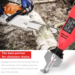 Handheld Electric Chainsaw Sharpening Kit Electric Grinder Sharpening Chainsaw Chain Mill Grinder Fast Grinding Tool Machine