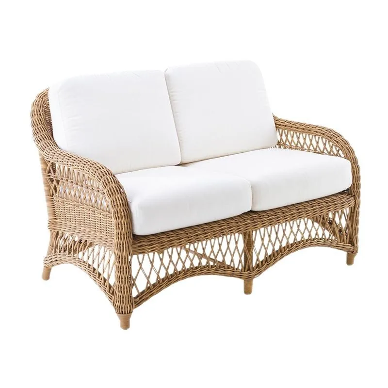

Outdoor rattan sofa combination courtyard open-air villa garden B & B hotel balcony leisure rattan chair sofa furniture