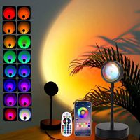 Tuya Smart Sunset Lamp Night Light Sunset Projector Smart Life APP Remote Led Lights Room Decoration Photography Birthday Gift