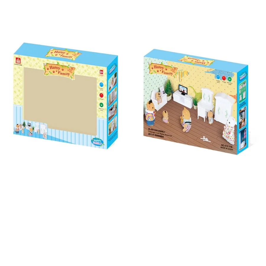 

Play House DIY Furniture Children's Family Parent-child Scene TV Living Room Set Toys, Girl Birthday Toys home decoration