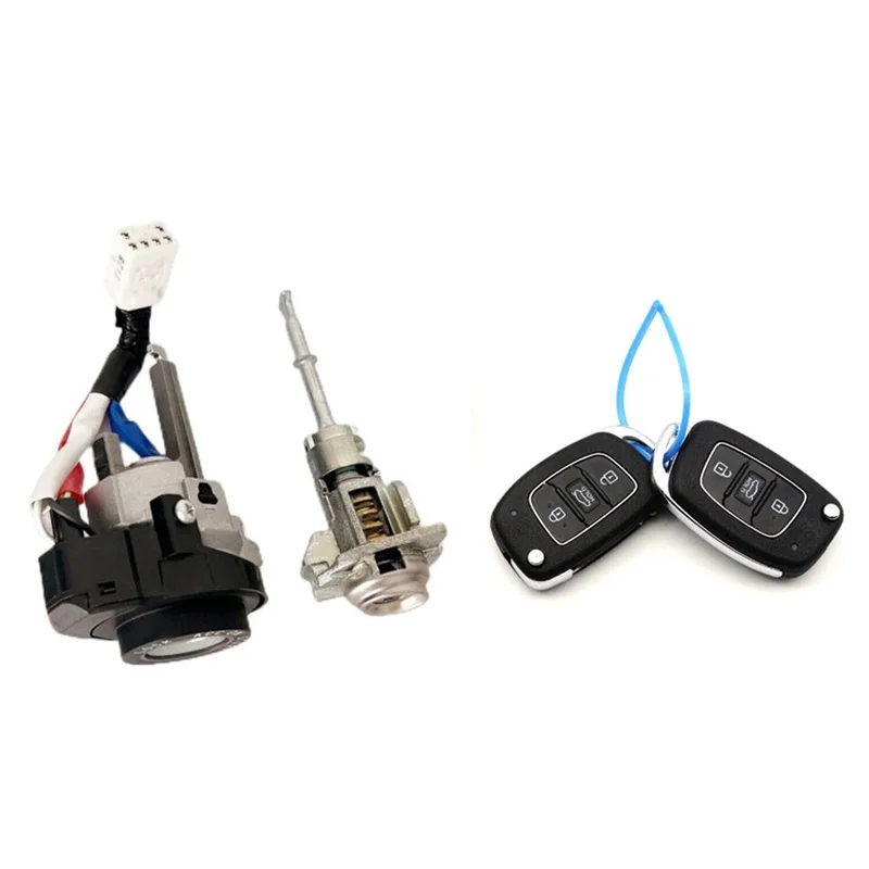 

For Hyundai Elantra 2015-2020 Car Door Lock Cylinder Key Ignition Set 81905F0500 Replacement Accessory Switch