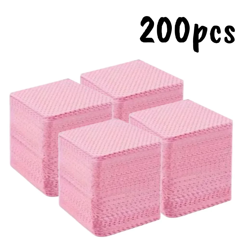 Beauty Cleaning Care Tool 200/400pcs Lint Free Nail Wipes Aluminum-Free Nail Polish Remover Pads Nail Cleansing Wipes