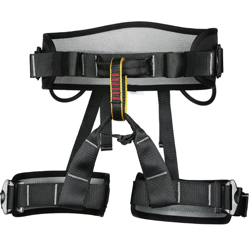 Adjustable Waist Climbing Harness Half Body Harnesses for Fire Rescuing Caving Rock Climbing Rappelling Tree Protect