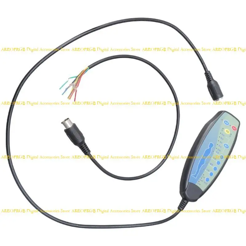 

E21E Intensity Selectable Massage Remote Control With Heating Function 8 Pin Female Port 20in Wire For Power Lift Recliner Chair