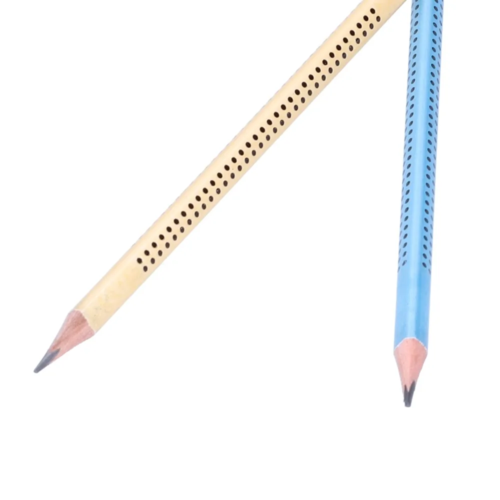 30PCS Smooth Writing Wooden Triangular Pencils Triangular Grip Non-slip HB Pencil Set HB Pencils with Eraser Preschoolers