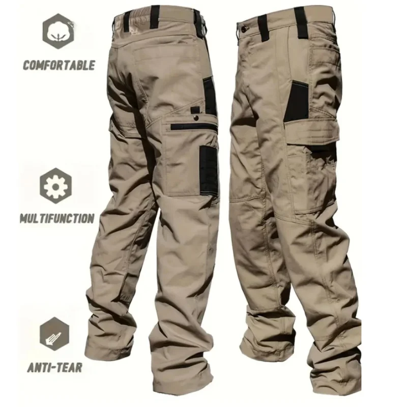 

Tactical Pants Men's Outdoor Pants Spring Multi-Pocket Multi-Functional Training Pants Suitable for Hunting Adventure Activities