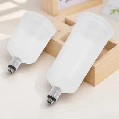 2 قطعة زجاجات الطلاء البخاخة القابلة للفك عالية المتانة استبدال أكواب الطلاء إعادة الملء البخاخة الصباغ أصحاب لسيارة الدراجة