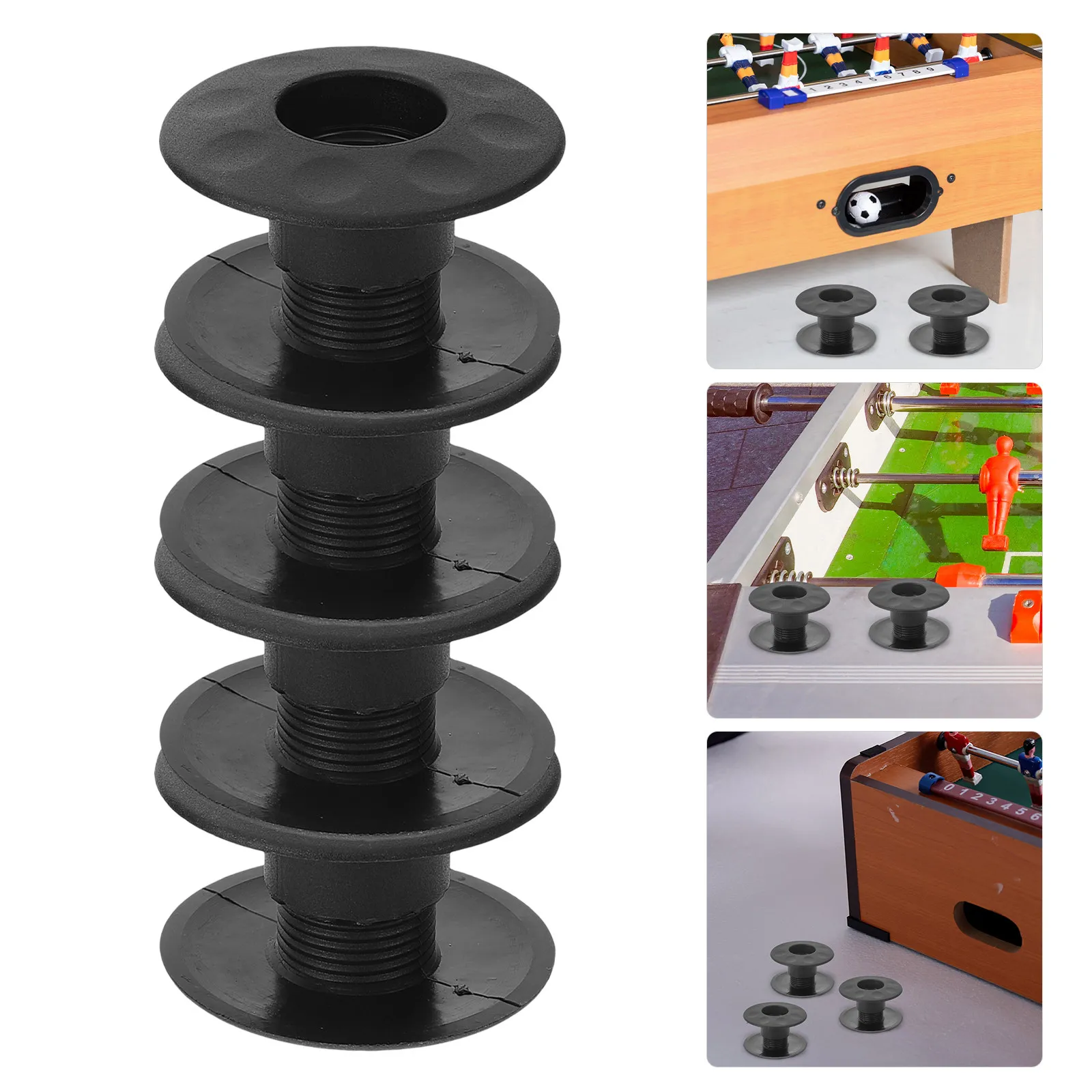 

10 шт. износостойких утолщенных пластиковых втулок для настольного футбола, профессиональные прочные запчасти для футбольных столов