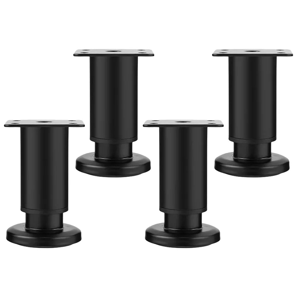 

4 Pcs Bed Frame Support Universal Table Leg Heightened Bedstead Extenders Cold Rolled Steel
