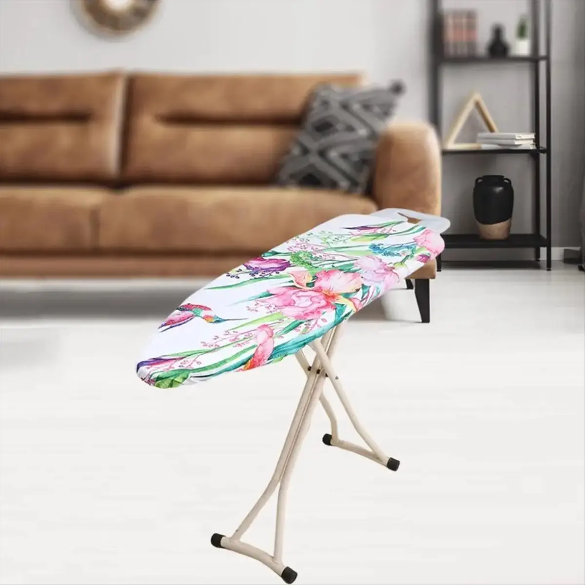 NOCM 140 X 50CM Spring Bird Series Digital Printing Ironing Board Cover Pad Heat Insulation Polyester Fits Most Size