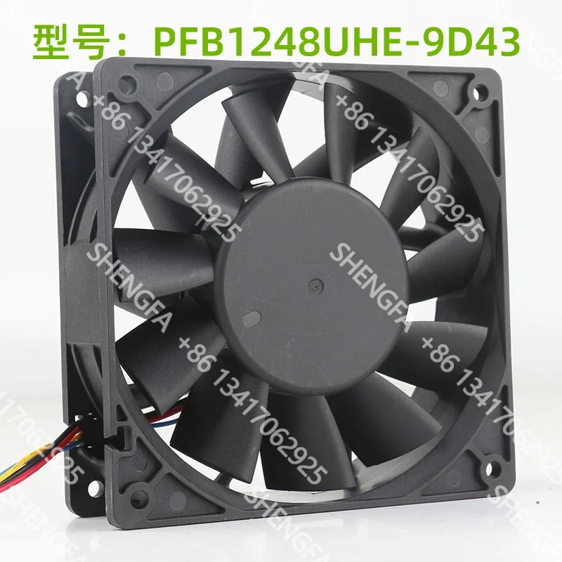 New Delta 12V 24V DC48V 1.2A 12038 120x120x38MM 12CM 4-wire PWM Violent Large air volume server PFB1248UHE-9D43 cooling fan