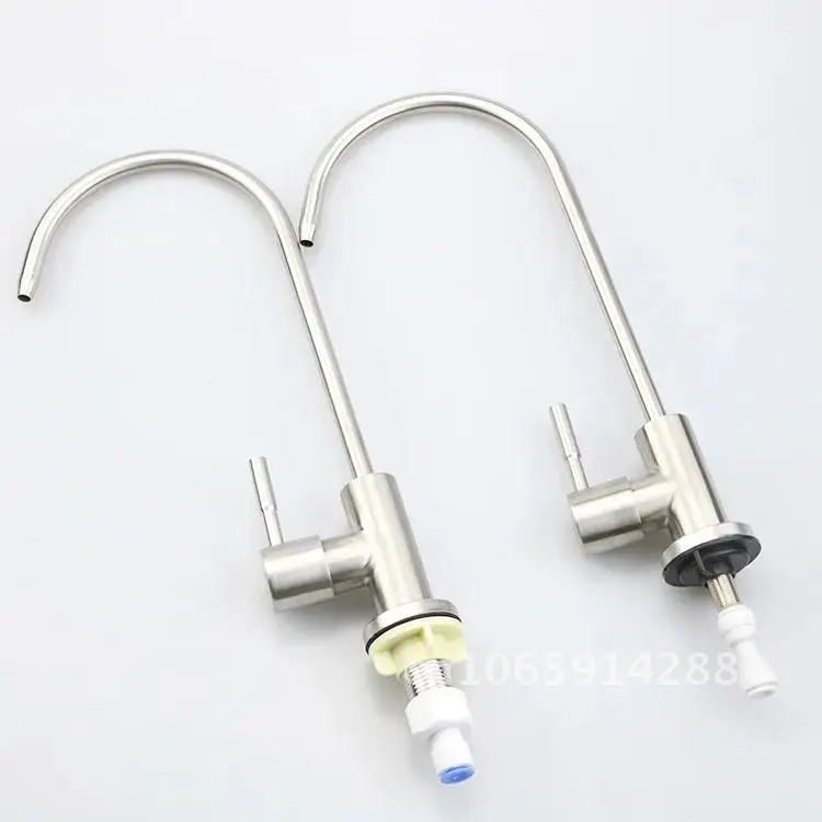 

DN8 прямой питьевой кран, бытовой очиститель воды из нержавеющей стали, аксессуары, гусиная вода, шея, кухонный кран из чистой стали 304, машина