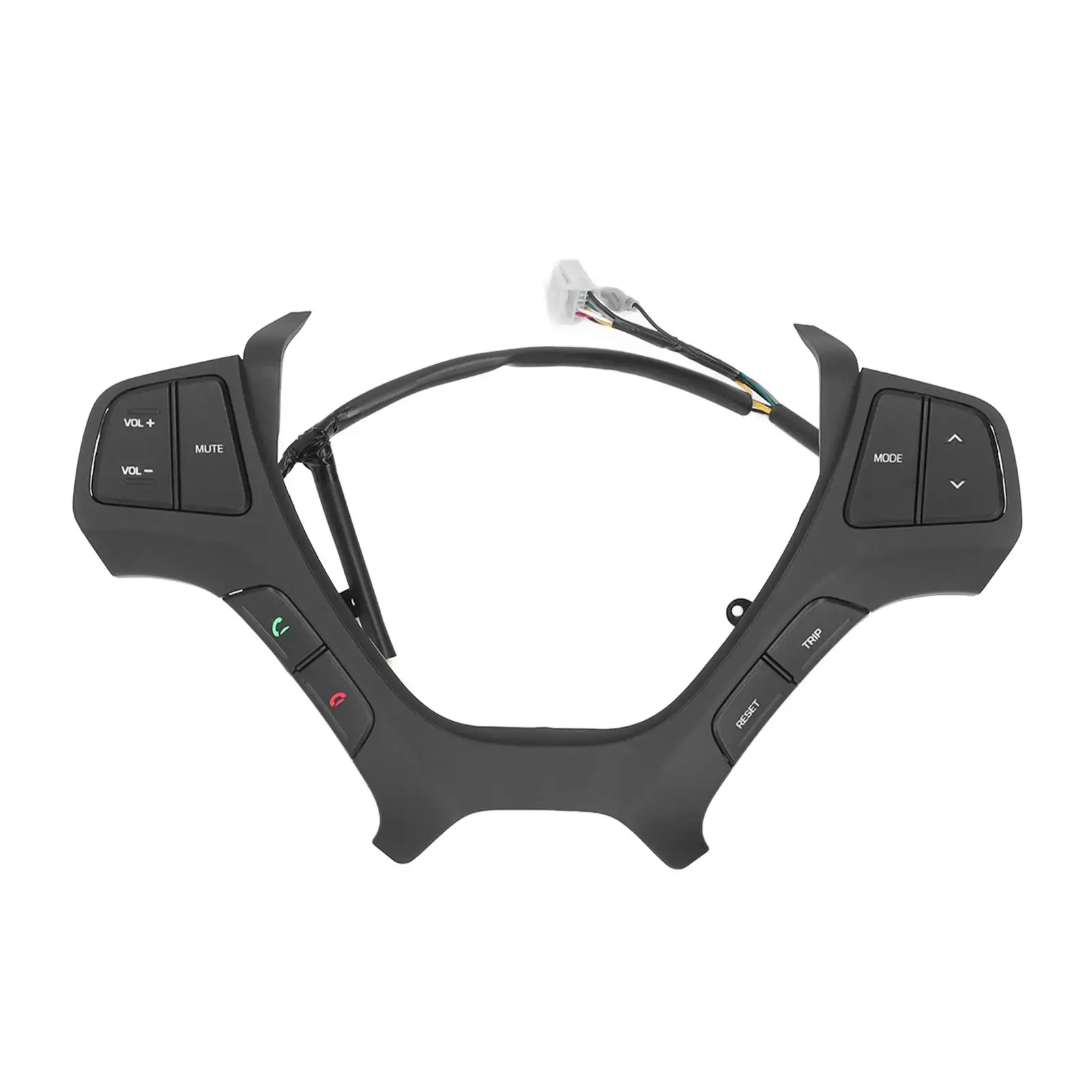 

Steering Wheel Swith Control Button Multifunctional Black Replacement for hyudnai I10 2014 2015 2016 2017 Steering Wheel New