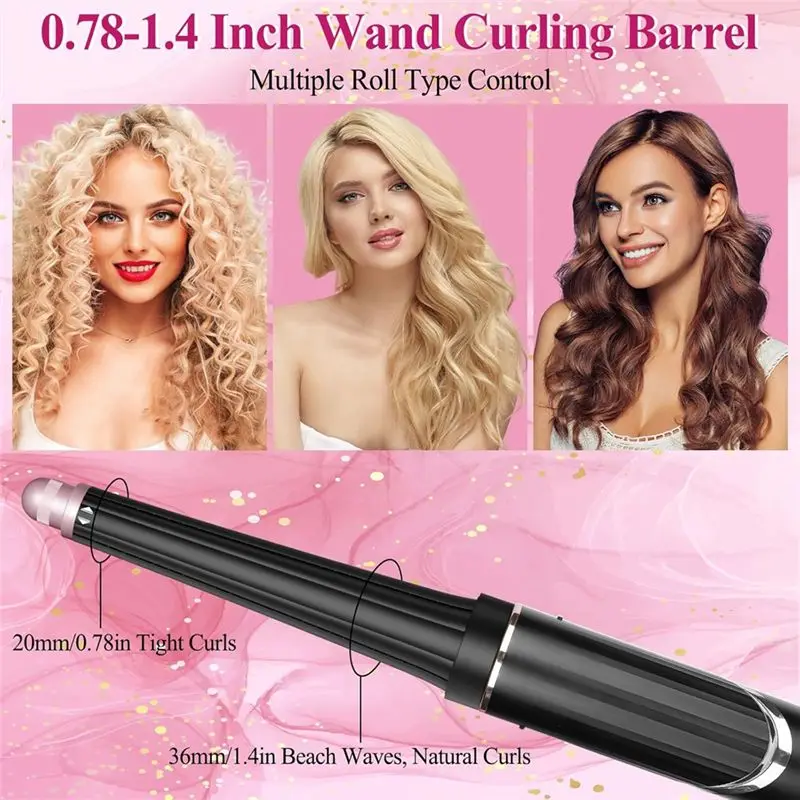 【بيع سريع 】 أدوات تجعيد الشعر المخروطية لـ Flexstyle HD435/430، لمرفق Shark Flex Style، أسطوانات طويلة، شريط تجعيد ذاتي