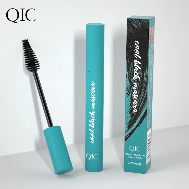 มาสคาร่า 4D วอลูมิไนซิ่ง เคิร์ลลิ่ง มาสคาร่ากันน้ำ ไม่เลอะเทอะ มาสคาร่าขนตาสีดำเย็นเพื่อความงามที่ดูเป็นธรรมชาติ