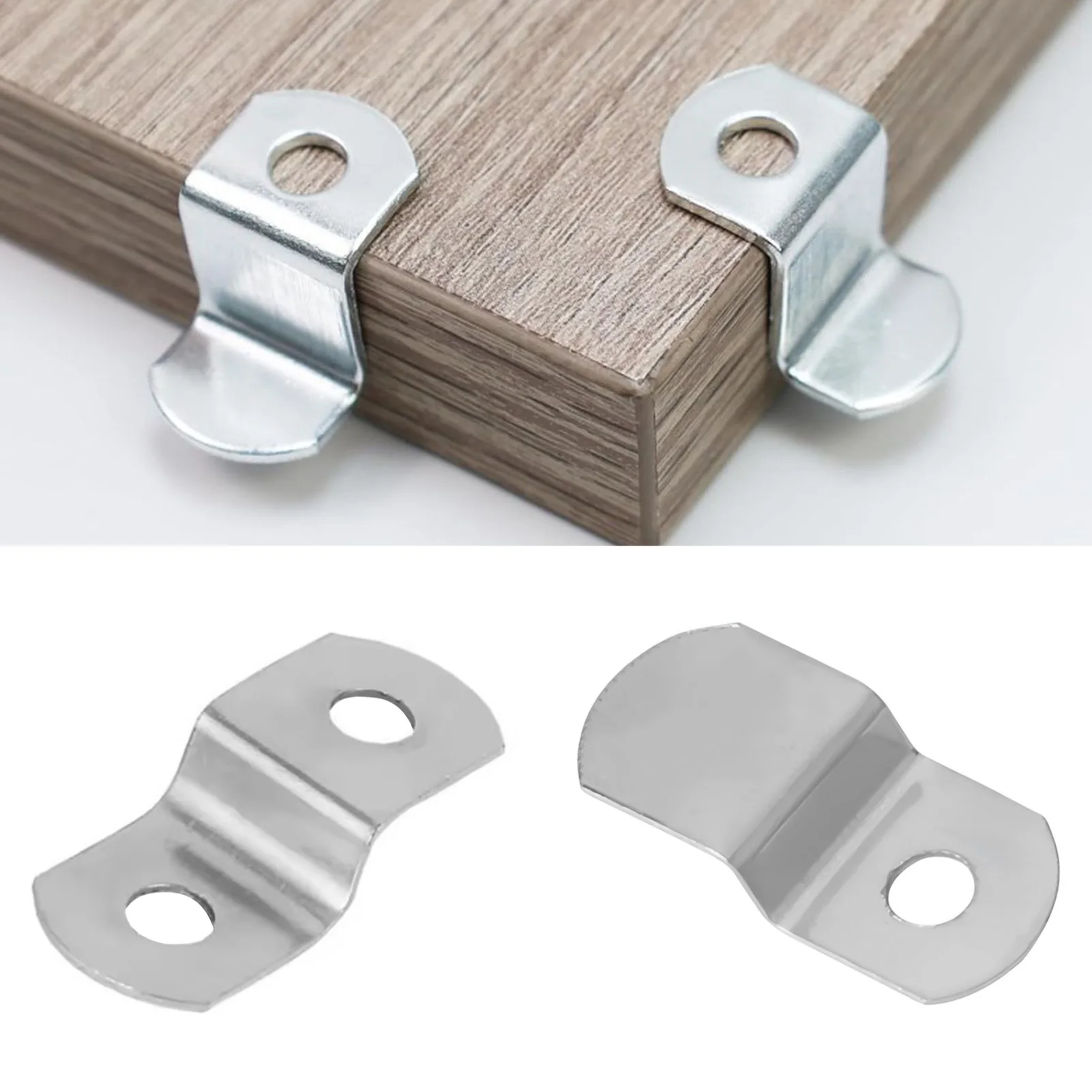 Offset Canvas Clips with Screws Iron Z Shape Canvas Clip Framing Supporting Clips for Household Practical Tools