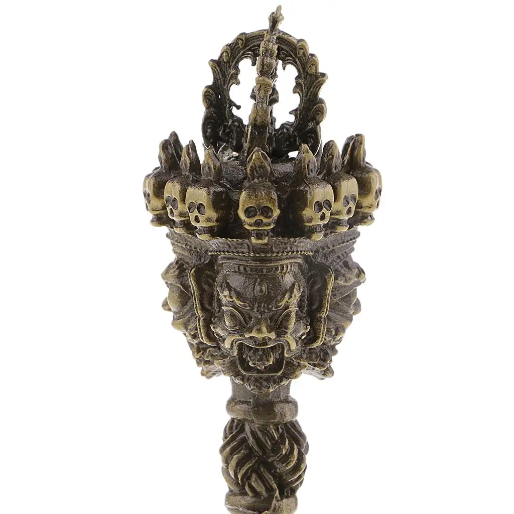 Dorje Vajra Copper Alloy Tibetan Buddhism Amulet Pestle Buddha Statue for Handmade Home Decoration