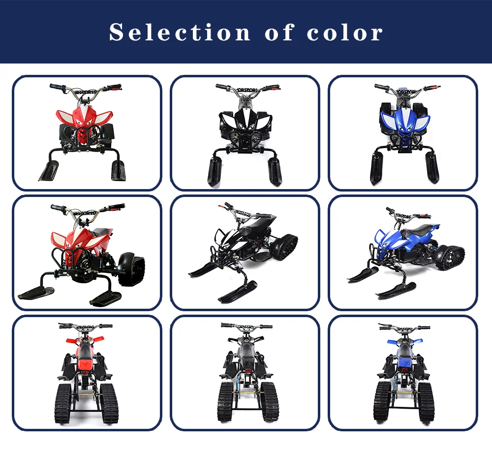 Wholesale 49CC Snow mobile snowmobile scooter electric snowmobile CE certification kids snowmobile cheap price high quality