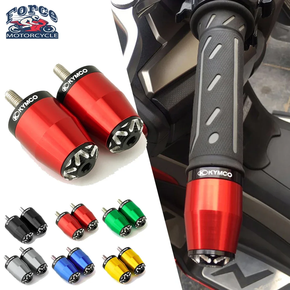 

For KYMCO Downtown 125 200 250 300/i 350i k-xct 300 Xciting 250 300 400/i Motorcycle Cnc Handlebar Grips Handle Bar Ends plug