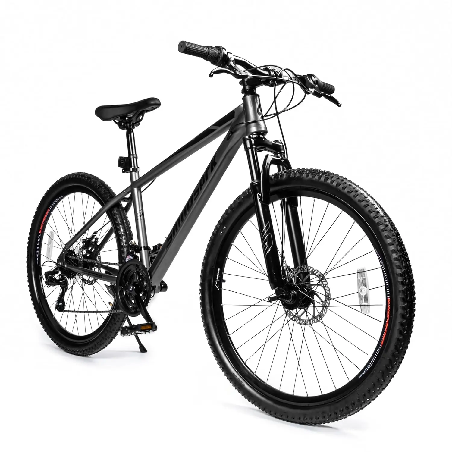 

26/27.5" Mountain Bike for Men & Adults, Shimano Rear Derailleur, Twist Grip Shifter, Dual Disc Brakes, Lockout, Customized