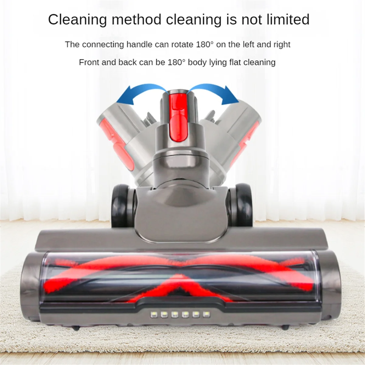 

vacuum cleaner parts Vacuum Replacement for V7 V8 V10 V11 V15, Hardwood Floor Attachment, V Shape Turbo Bristle Roller